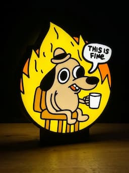 Мем This is fine — миниатюра 3