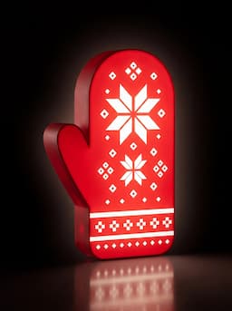 Варежка со снежинками — миниатюра 3