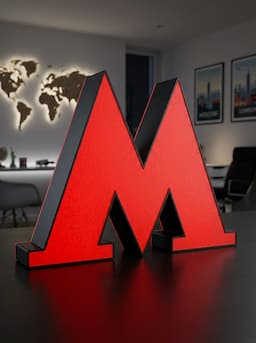 Светильник Метро | Ночник LED лайтбокс — миниатюра 6