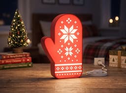 Варежка со снежинками — миниатюра 5