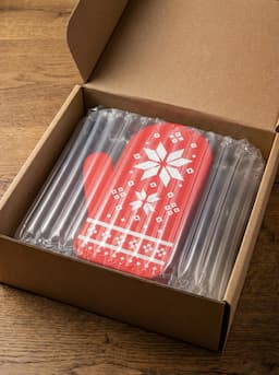 Варежка со снежинками — миниатюра 6