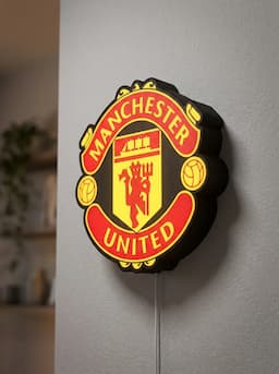 Светильник Манчестер Юнайтед | Ночник LED лайтбокс — миниатюра 5
