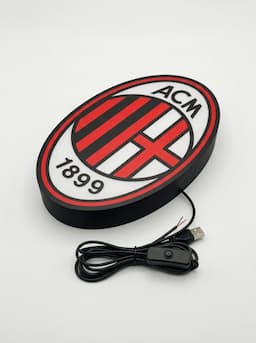 Логотип ФК Милан — миниатюра 3