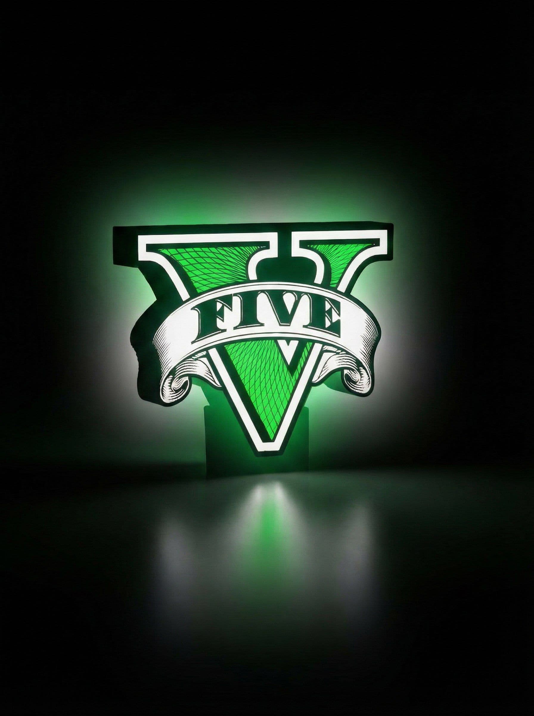 Grand Theft Auto V LED лайтбокс / Ночник ГТА 5