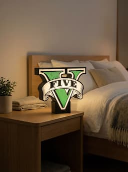 Grand Theft Auto V LED лайтбокс / Ночник ГТА 5 — миниатюра 8