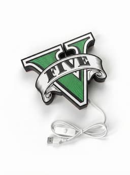 Grand Theft Auto V LED лайтбокс / Ночник ГТА 5 — миниатюра 3