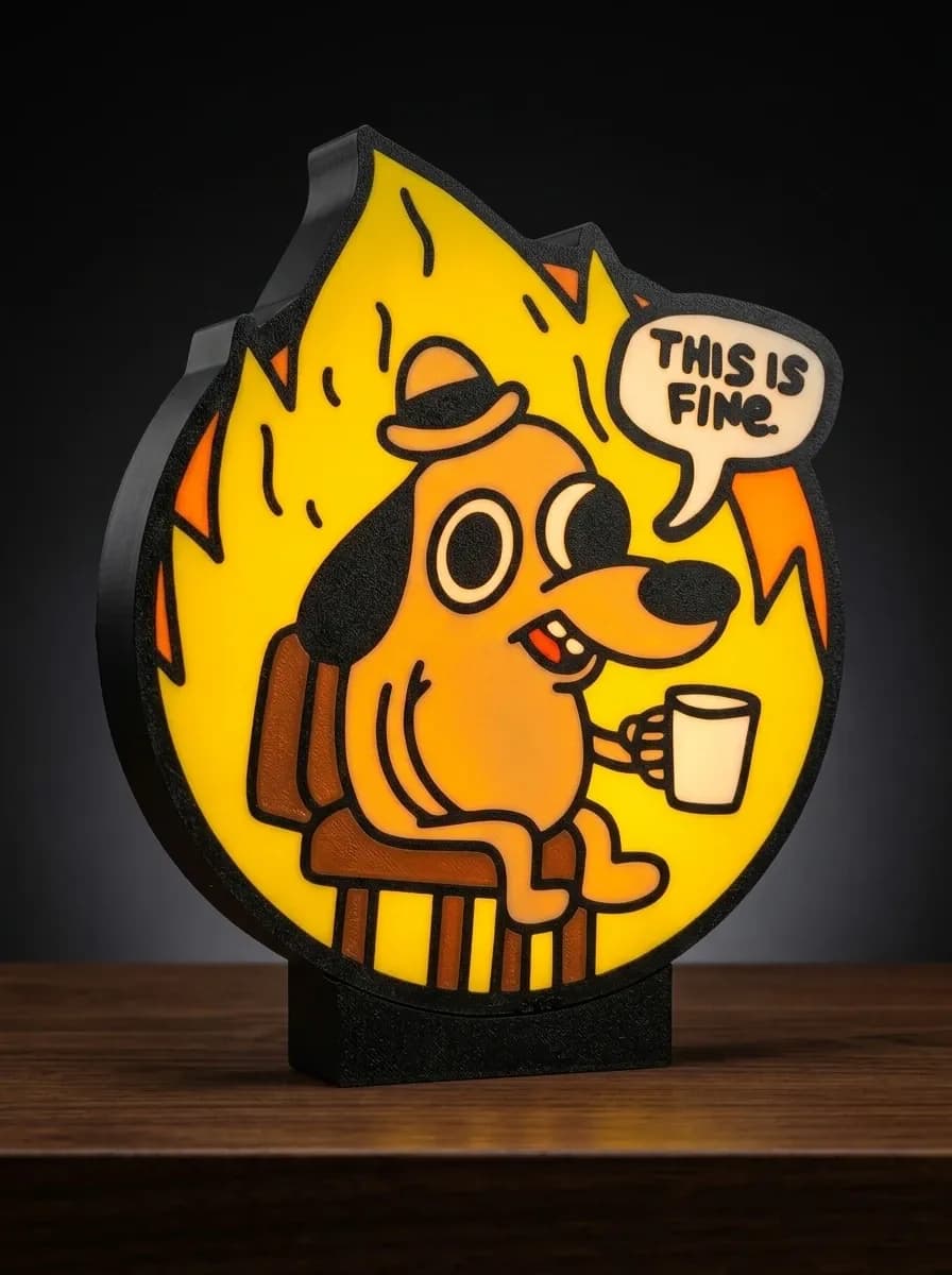 Мем This is fine